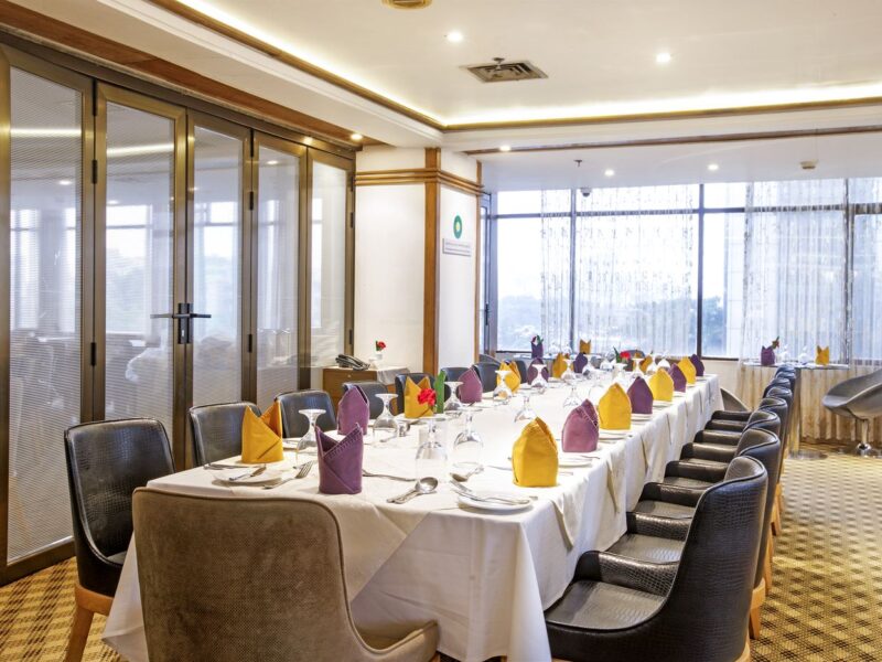 Interior of Shuruchi Restaurant at BRAC Centre Inn