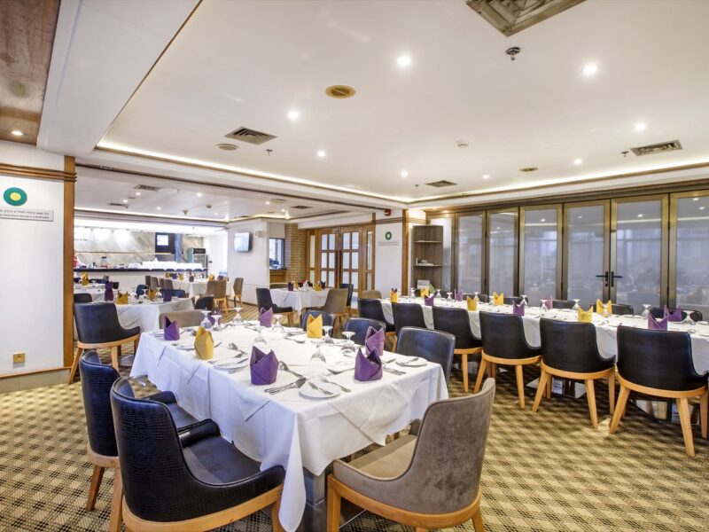 Interior of Shuruchi Restaurant at BRAC Centre Inn